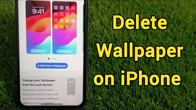 How to delete wallpaper on iPhone?