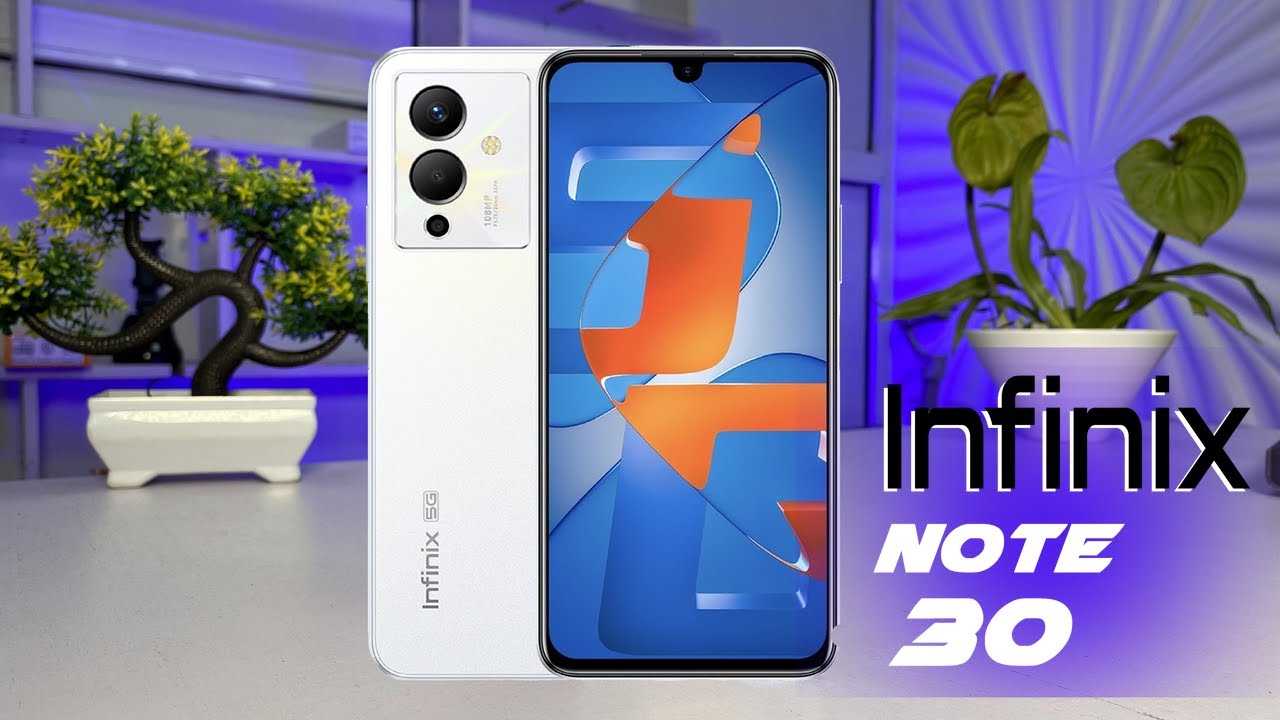 What is the display size of note Infinix not 30?